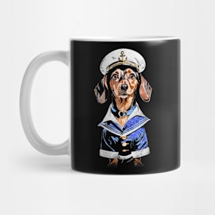 Sailor dachshund Mug